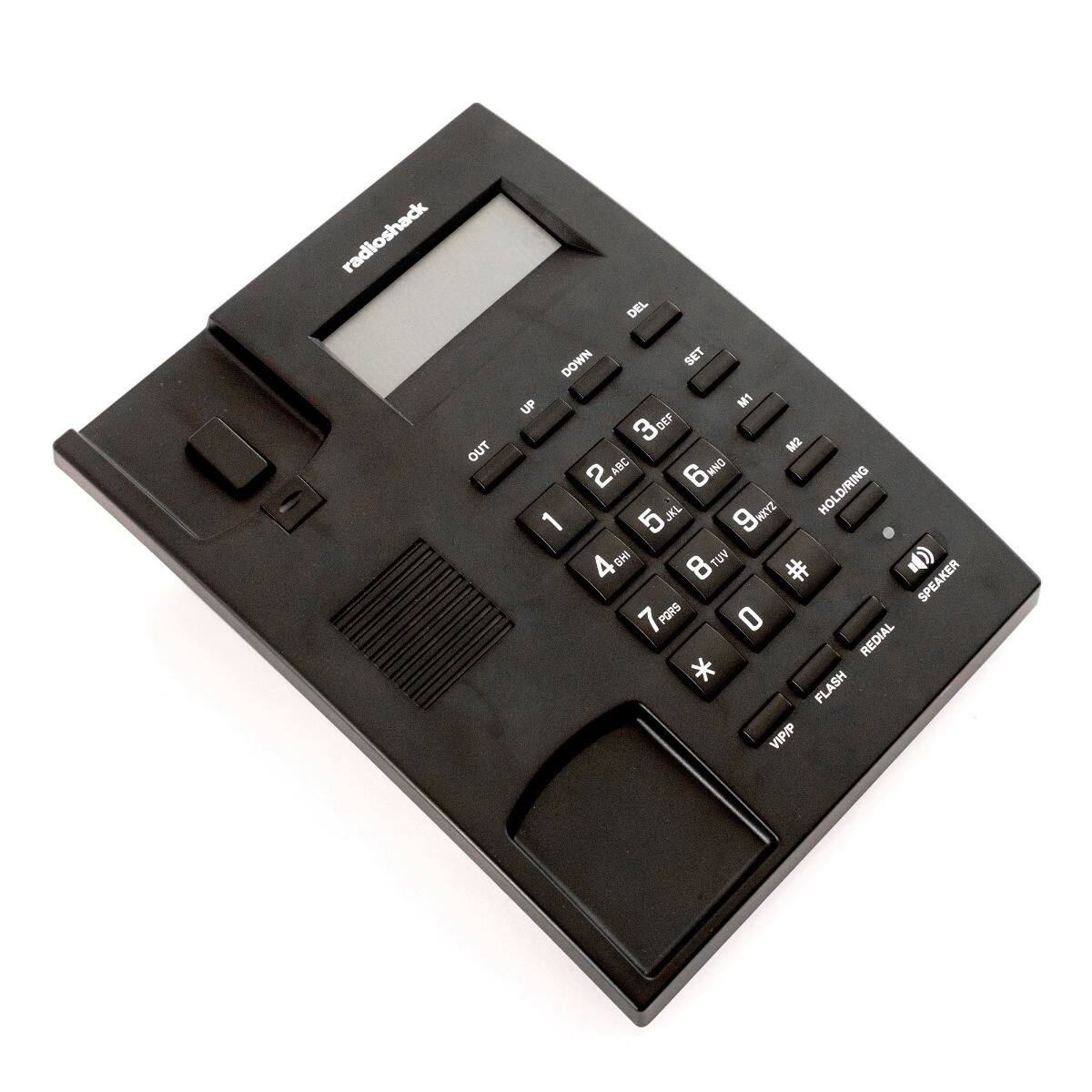 radioshack

OUT DEL DOWN SET UP M1 3 DEF M2 2 ABC 6 AND JKL WXYZ HOLD/RING 1 5 9 4 GHI 8 TUV # SPEAKER 7 PORS O REDIAL * FLASH VIP/P