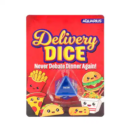 AQUARIUS Delivery DICE Never Debate Dinner Again! B TACOS