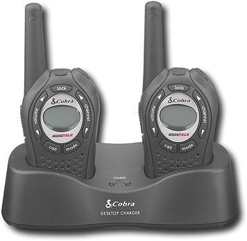 Front Standard. Cobra - FRS/GMRS 6-Mile, 2-Way Radios (Pair).