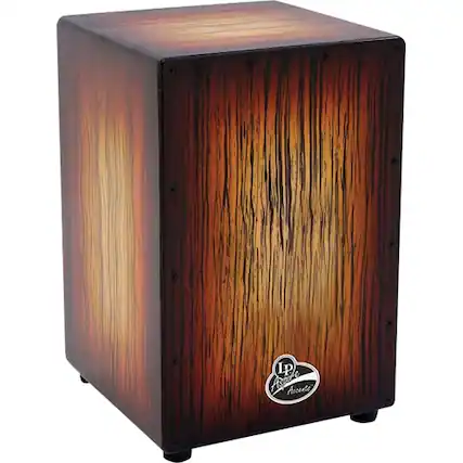 Left. LP - Aspire Accents Cajon - Sunburst Streak.