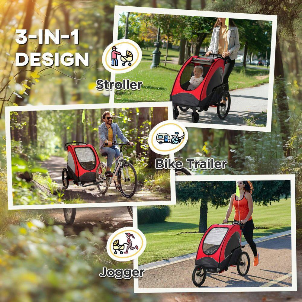 3-IN-1 DESIGN

- Stroller
- Bike Trailer
- Jogger