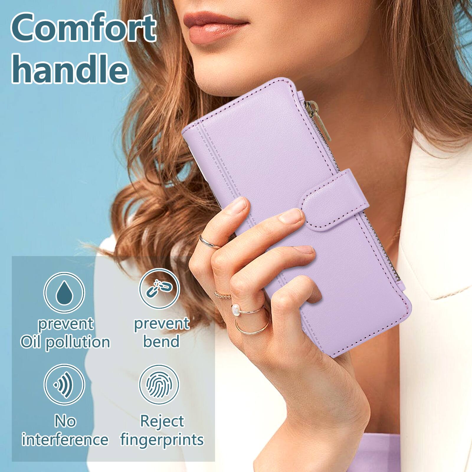 Comfort handle  
- prevent Oil pollution  
- prevent bend  
- No interference  
- Reject fingerprints