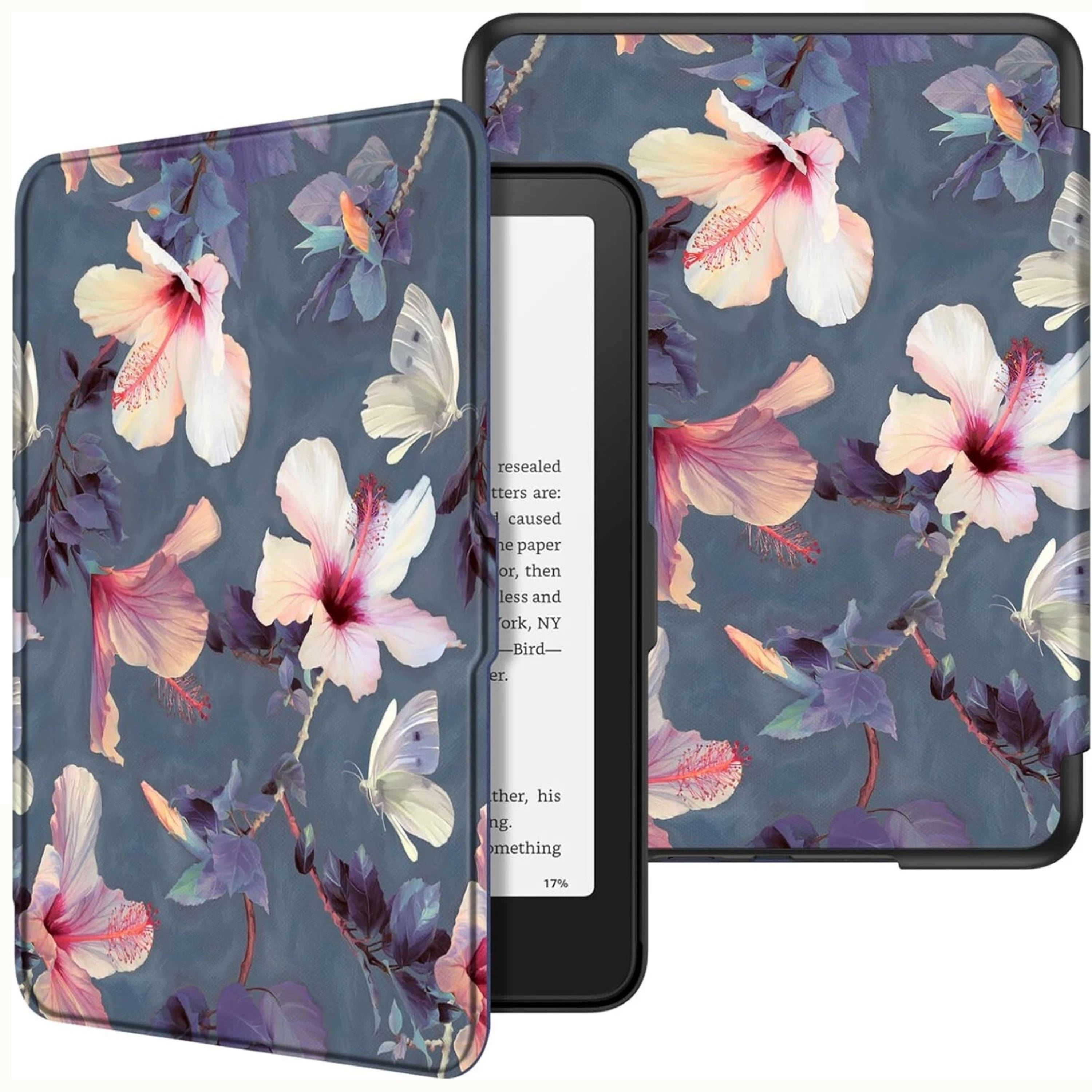 Kitcheniva - Premium Slim Case for Kindle Paperwhite 12th Gen 2024 With Auto Wake Sleep - Blooming Hibiscus price history on PriceWatchPro