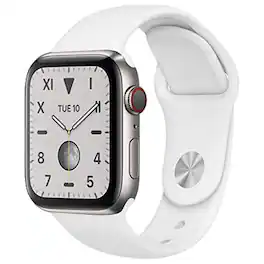 Refurbished Excellent - Apple Watch Series 5 Titanium 40mm A2094 (GPS + Cellular) Titanium - Titanium - (2019)