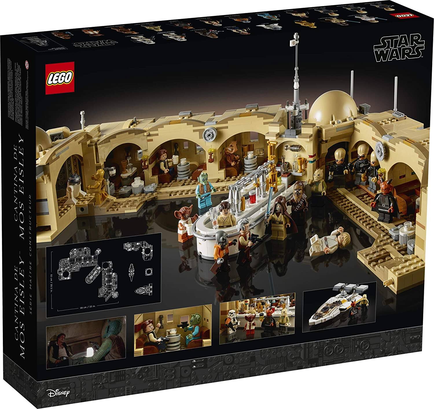 202 SE LEGO STAR WARS DE CANTINA EISLEY I MOS CANTONAUTE EISLEY 2AI2E  
PiT CANTINA SR1E Moae MOS Disney