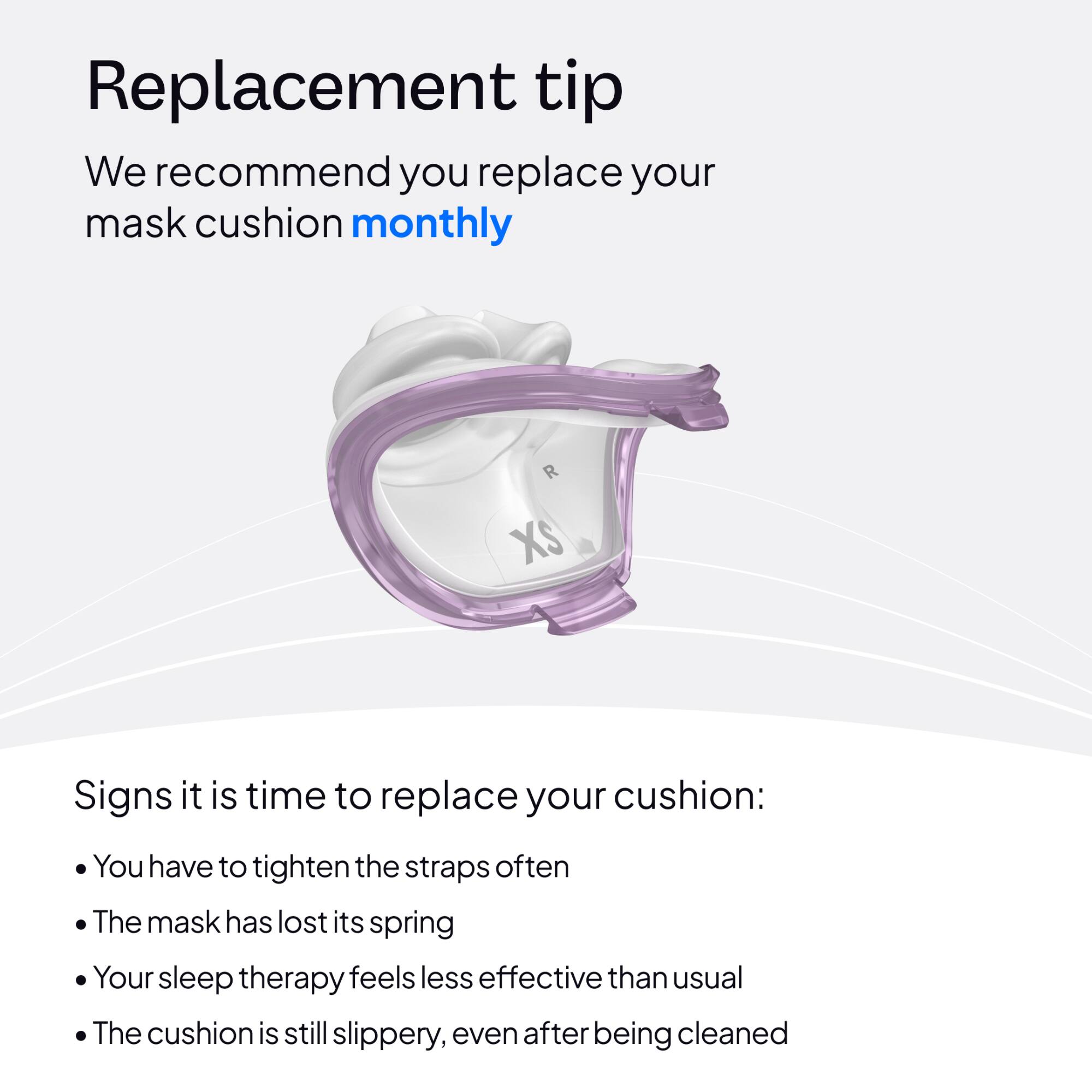 Resmed P10 Nasal Pillow Cushion Replacement, X Small - Best Buy
