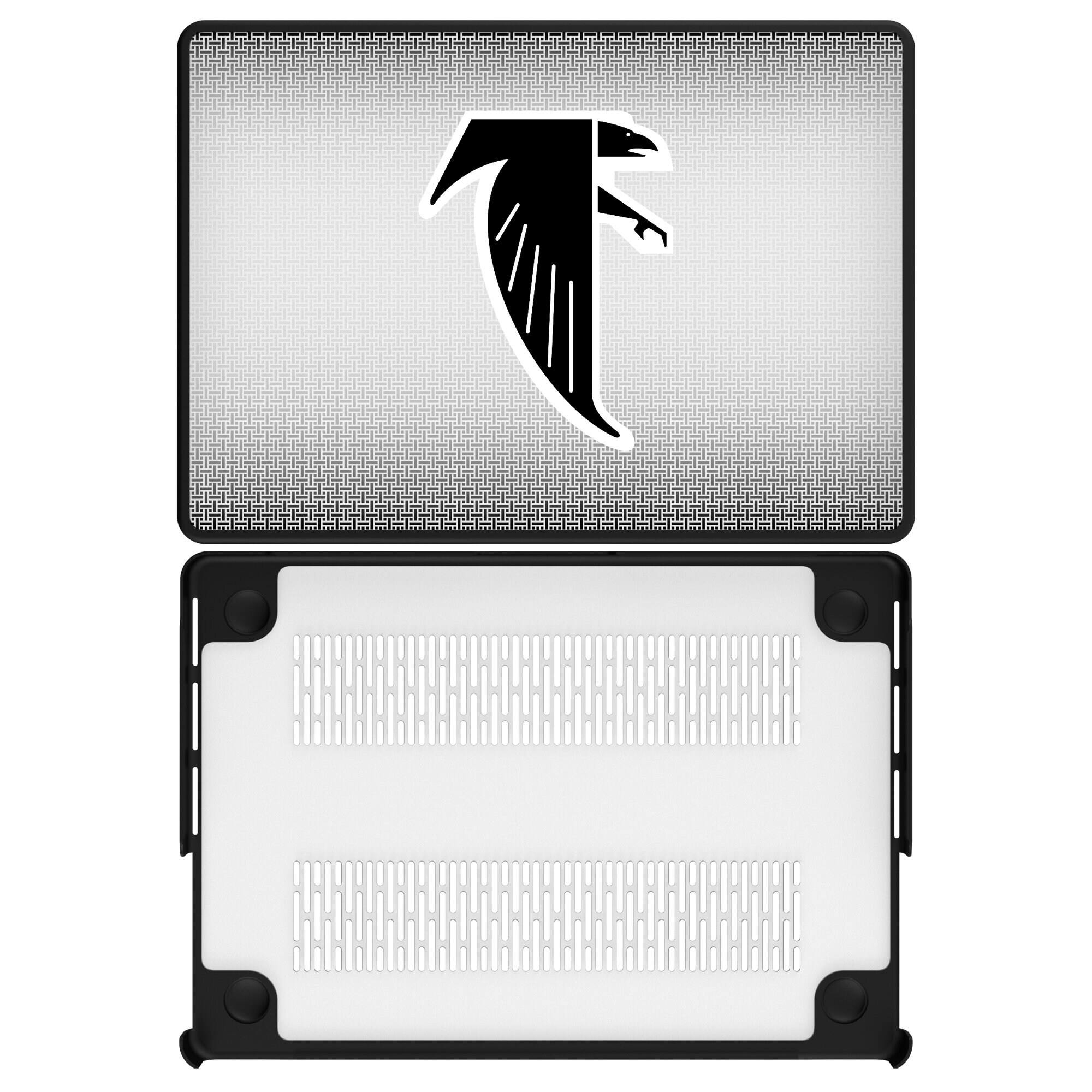 Front. Keyscaper - Atlanta Falcons Linen MacBook Case - Air 15 in - Multicolor.