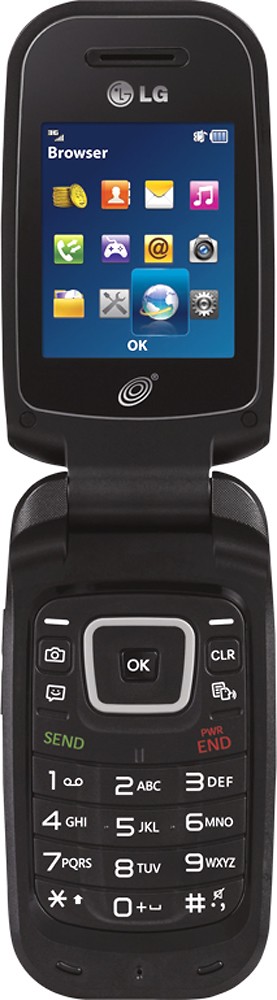 Best Buy: TRACFONE LG 440G No-Contract Mobile Phone Black TFLG440GDM3P4P