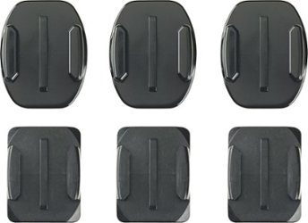 Curved + Flat Adhesive Mounts for All GoPro Cameras - Angle_Zoom