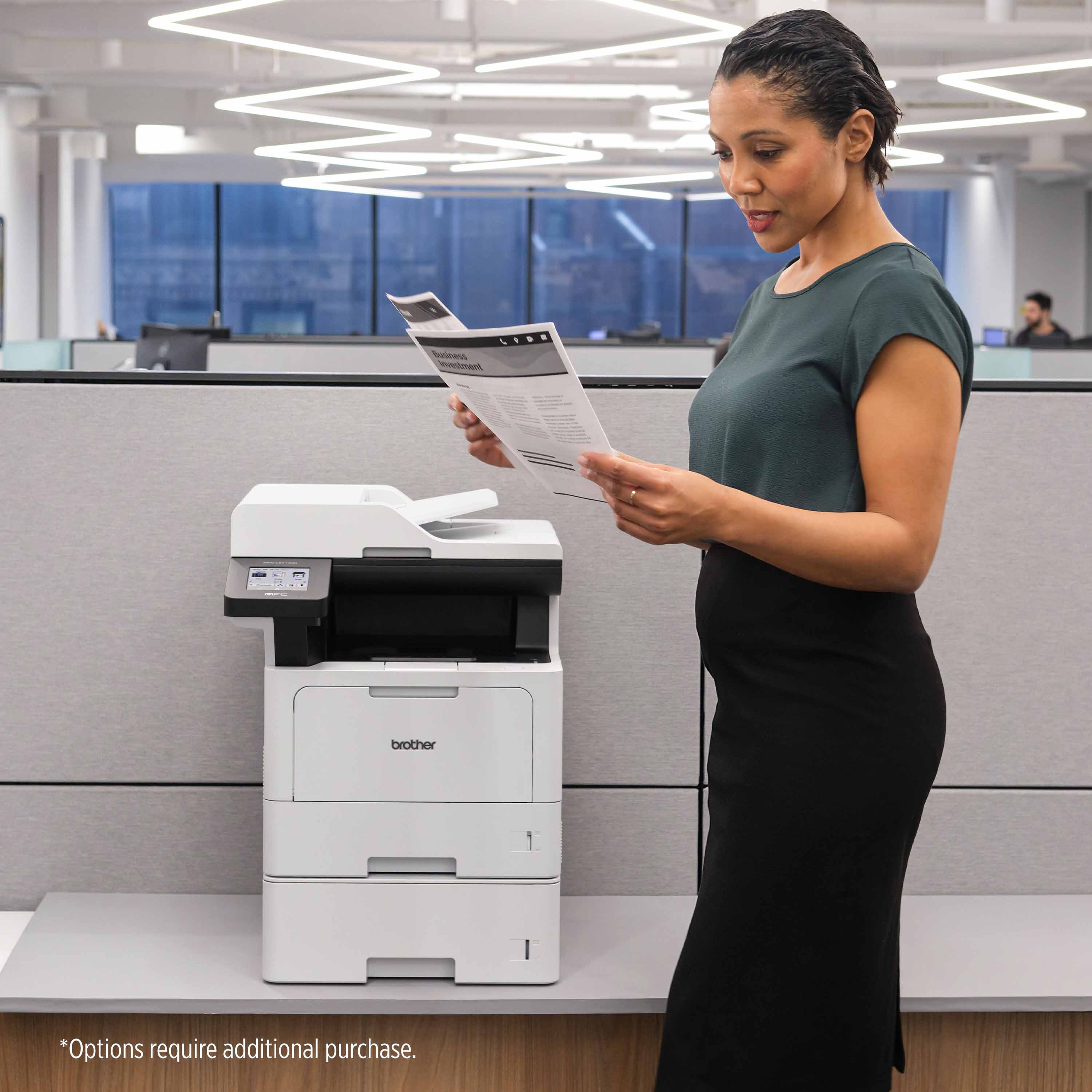 The text on the image reads: "Options require additional purchase."