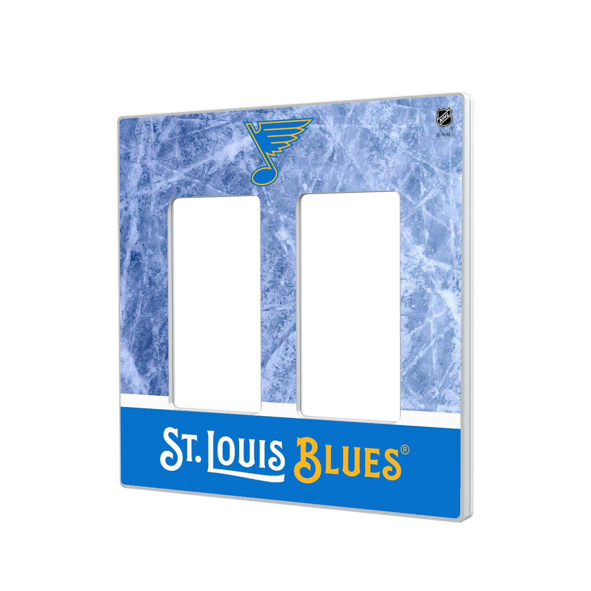 Keyscaper - St. Louis Blues Wordmark Double Rocker Lightswitch Plate - Multicolor price history on PriceWatchPro