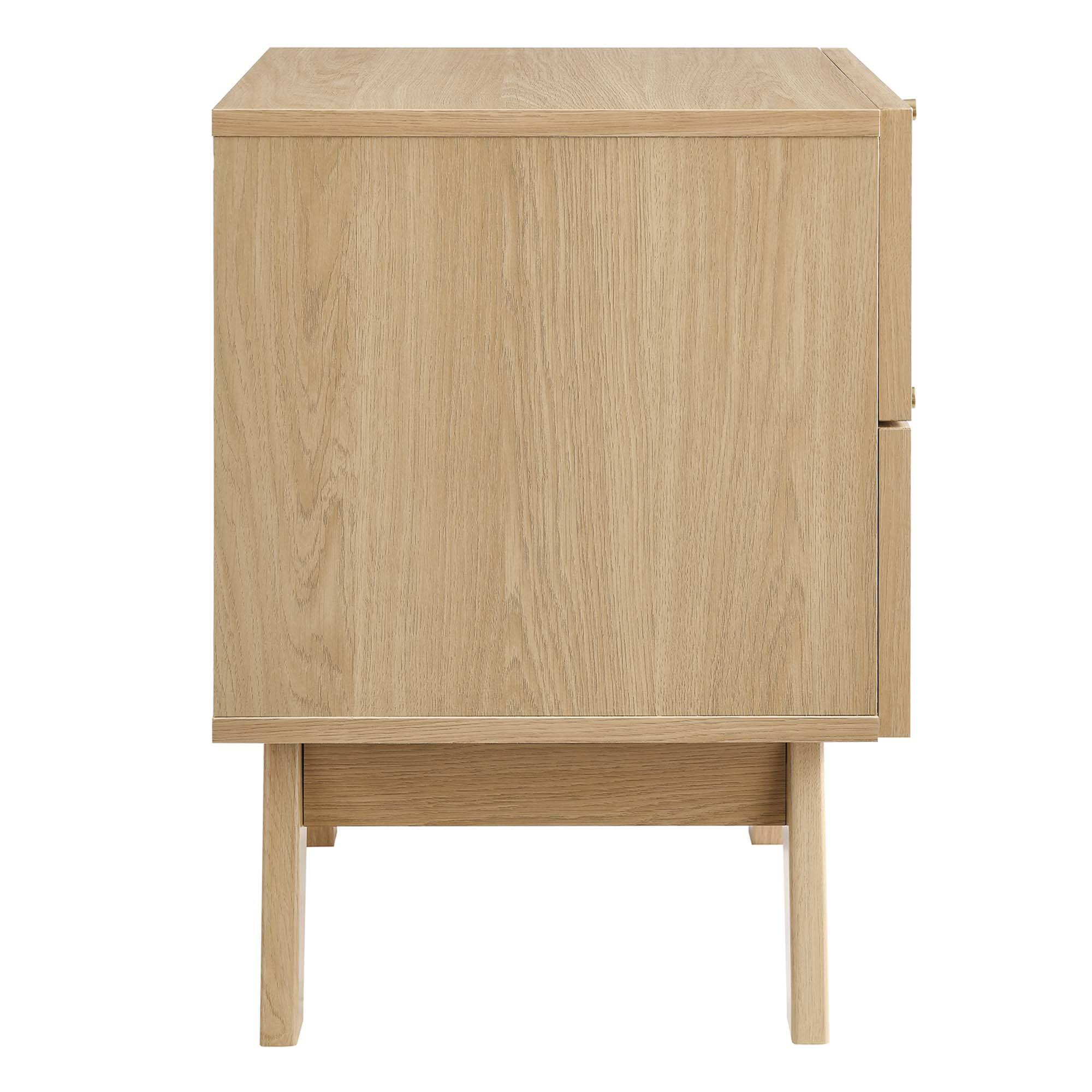 Alt View 1. Modway - Soma 2-Drawer Nightstand by Modway - Oak.