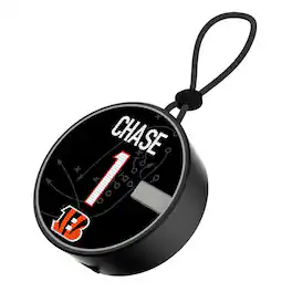 Keyscaper - Ja'Marr Chase Cincinnati Bengals Bluetooth IP67 Waterproof Speaker - Black