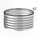 RYHNUYNE Set of 2 Galvanized Steel Round Raised Garden Beds with Open ...