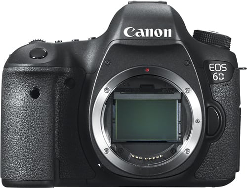 Canon - EOS 6D DSLR Camera (Body Only) - Black - Larger Front