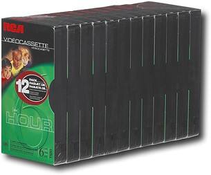 Angle Standard. RCA - T-120 Standard-Grade VHS Tapes (12-Pack).