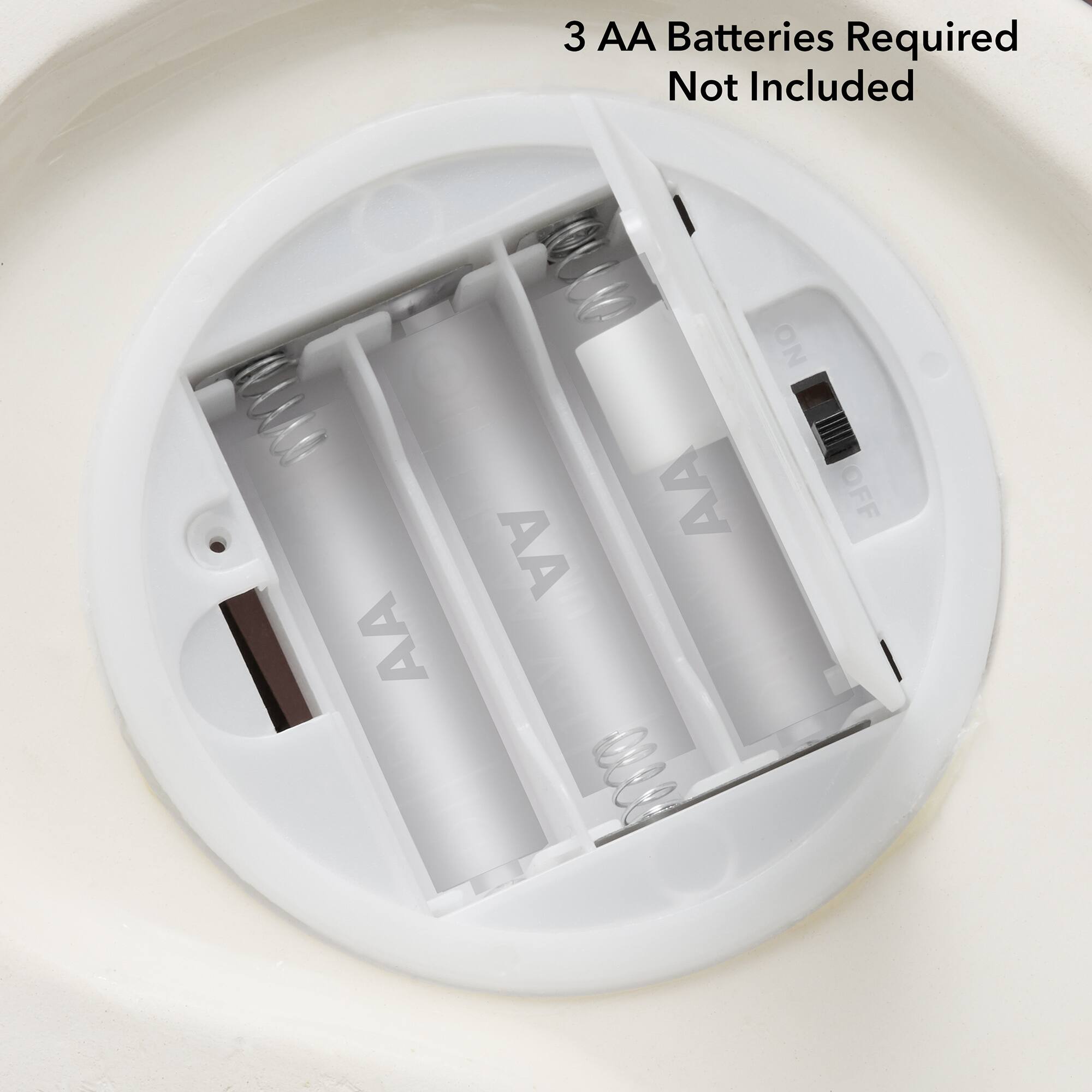 3 AA Batteries Required  
Not Included