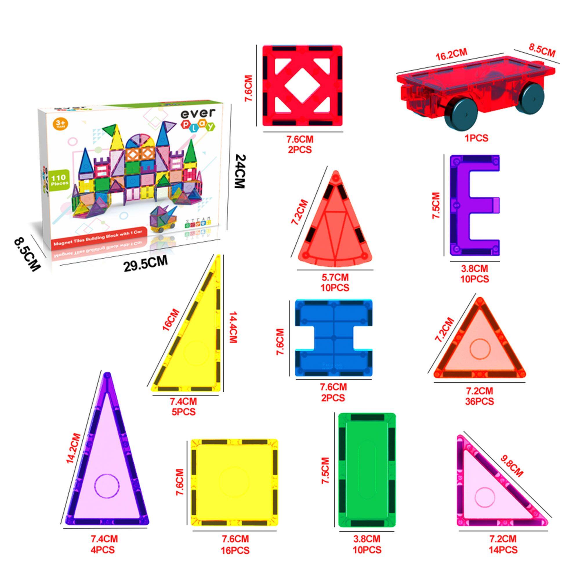 The text can be grouped as follows:

- Box dimensions:
  - 29.5CM
  - 24CM
  - 8.5CM

- Piece dimensions:
  - 7.6CM
  - 16CM
  - 14.4CM
  - 7.4CM
  - 5PCS
  - 14.2CM
  - 7.6CM
  - 7.6CM
  - 2PCS
  - 7.2CM
  - 5.7CM
  - 10PCS
  - 7.6CM
  - 7.6CM
  - 2PCS
  - 7.5CM
  - 16.2CM
  - 8.5CM
  - 1PCS
  - 7.5CM
  - E
  - 3.8CM
  - 10PCS
  - 7.2CM
  - 7.2CM
  - 36PCS
  - 9.8CM
  - 7.4CM
  - 4PCS
  - 7.6CM
  - 16PCS
  - 3.8CM
  - 10PCS
  - 7.2CM
  - 14PCS
