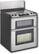 Angle Standard. Sharp - Insight™ 30" Self-Cleaning Freestanding Electric Range - Stainless-Steel.