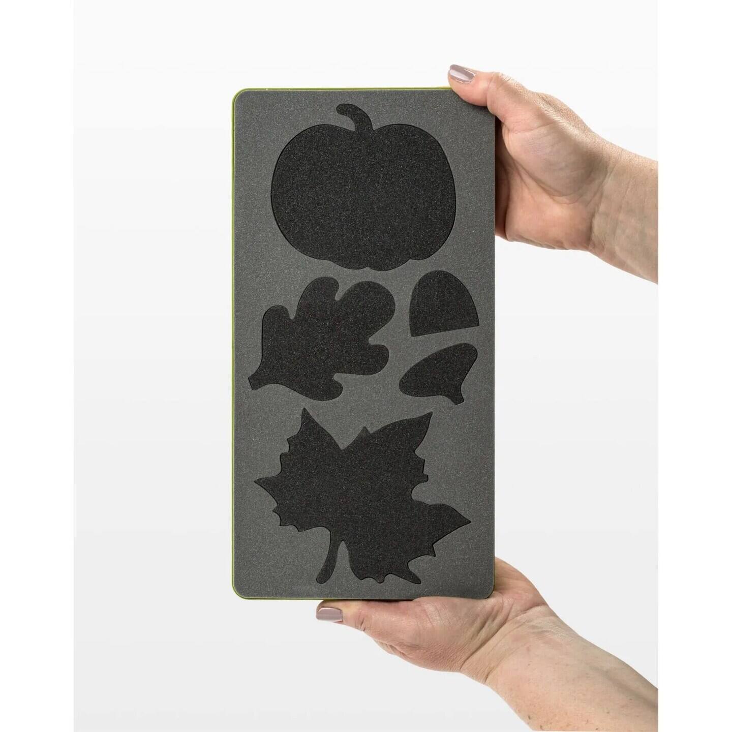 Alt View 1. AccuQuilt - GO! Fabric Cutting Dies; Fall Medley - Black.