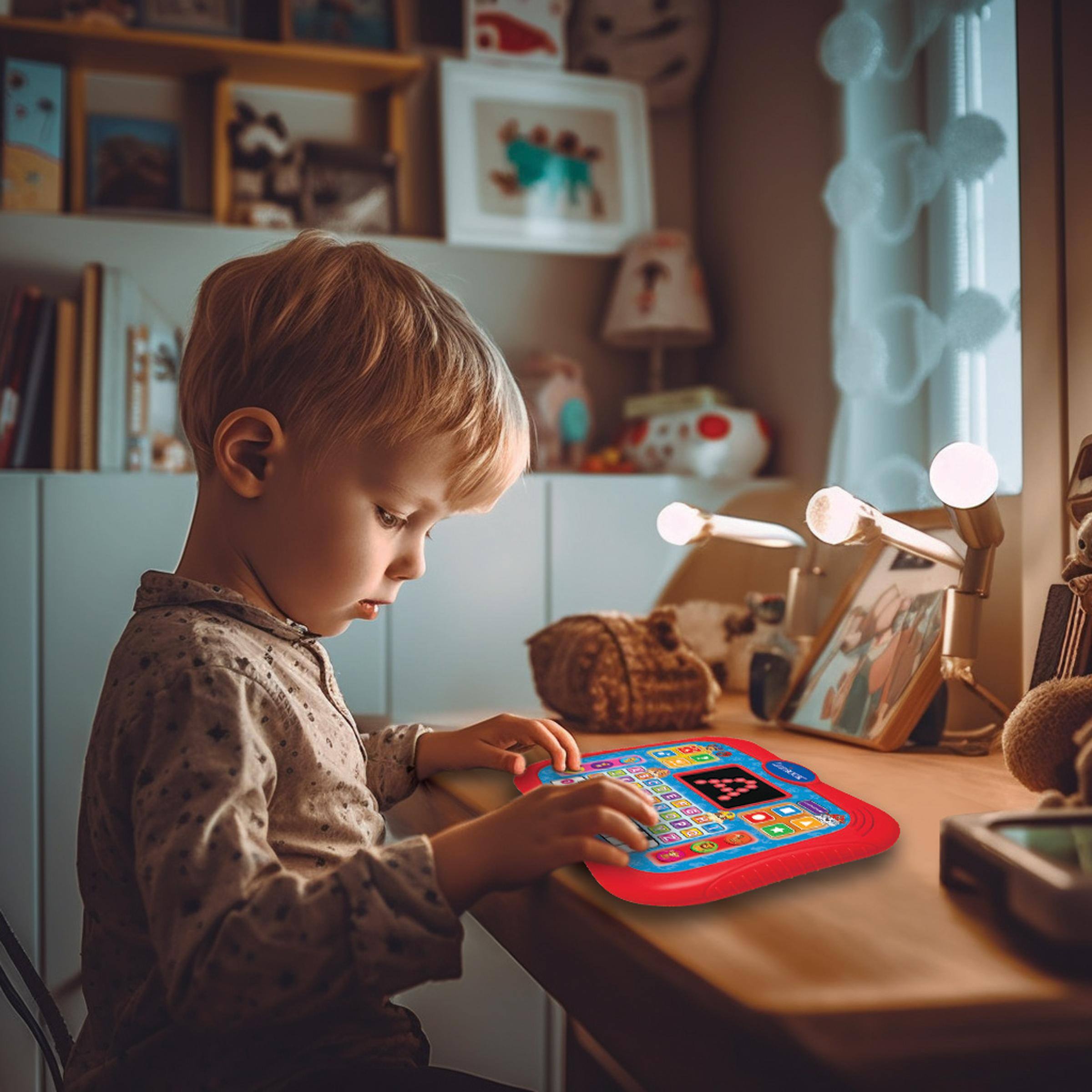 Alt View 3. Lexibook - Bilingual Talking Tablet Paw Patrol with Touch Keys, Red Blue.