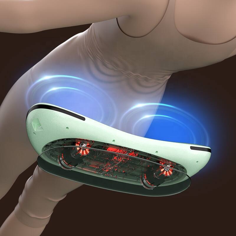 Alt View 3. Cluzine - Waist Massager Intelligent Pulse Traction Lumbar Device Heating Vibration Inflatable Waist Relax Massager.