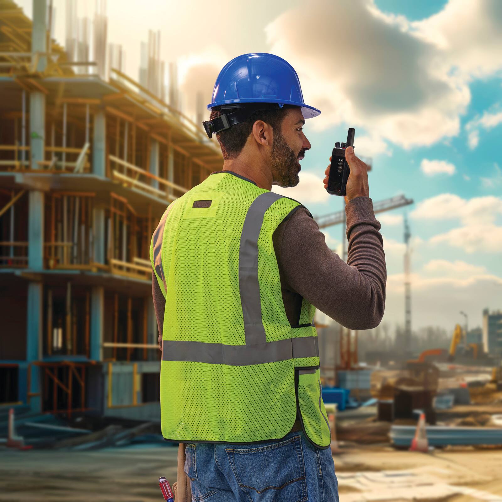 Alt View 9. Cobra - Cobra - Performa 400 Pro Business Two-Way Radio (6-Pack) - Black.