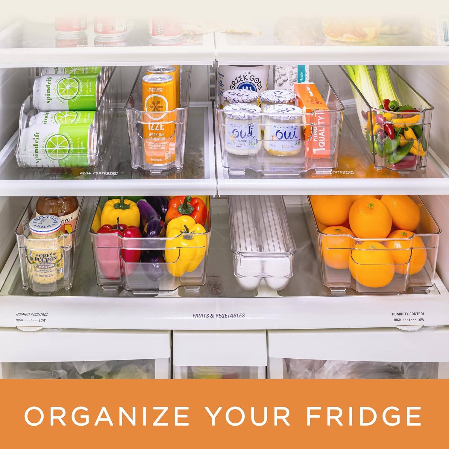ORGANIZE YOUR FRIDGE