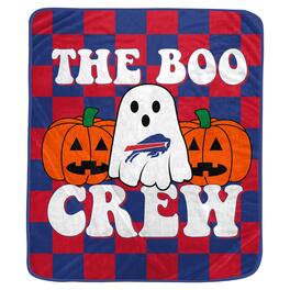 Pegasus - Buffalo Bills 50" x 60" Boo Crew Flannel Fleece Blanket - Multicolor