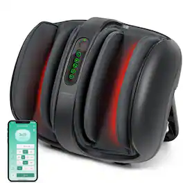 Nekteck - Smart Shiatsu Foot Massager for Circulation and Pain Relief (APP Control) - Black