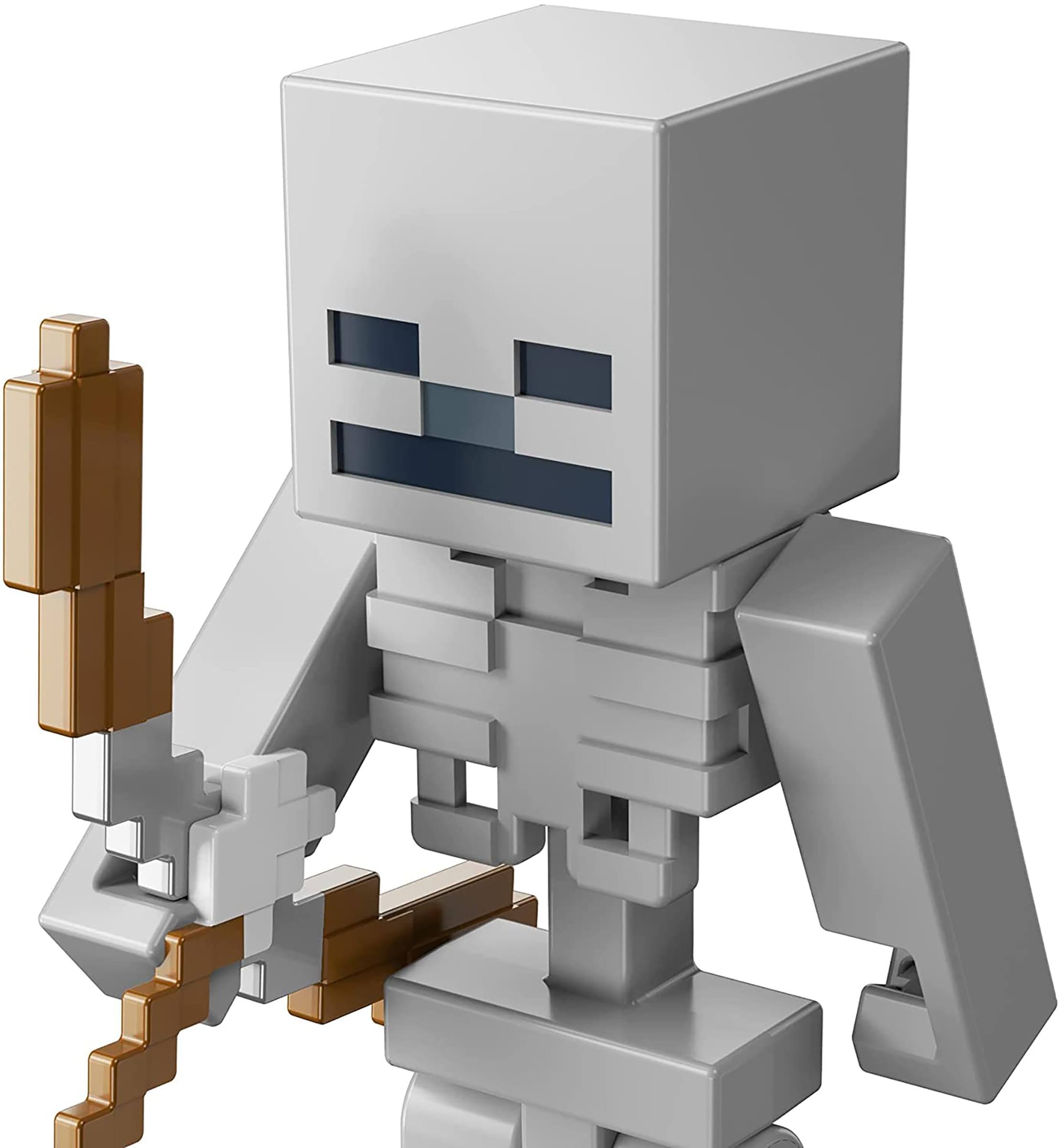 Alt View 2. Mattel - Minecraft 3.5 Inch Core Figure Assortment | Skeleton - White.