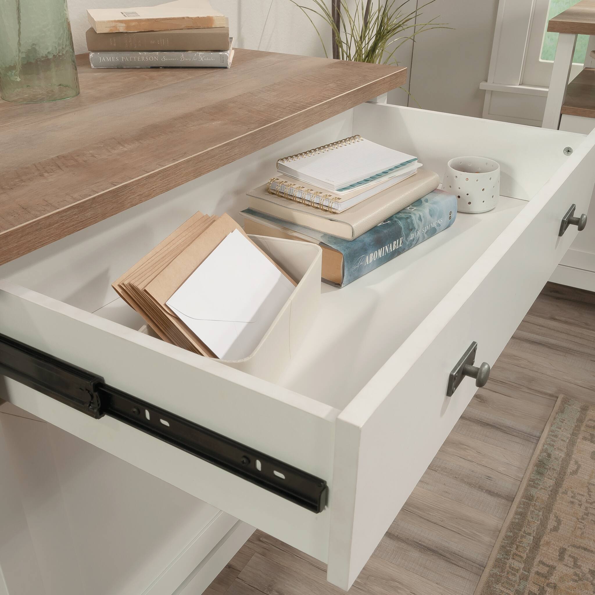 Alt View 12. Sauder - Cottage Road Library Storage Cabinet - White.