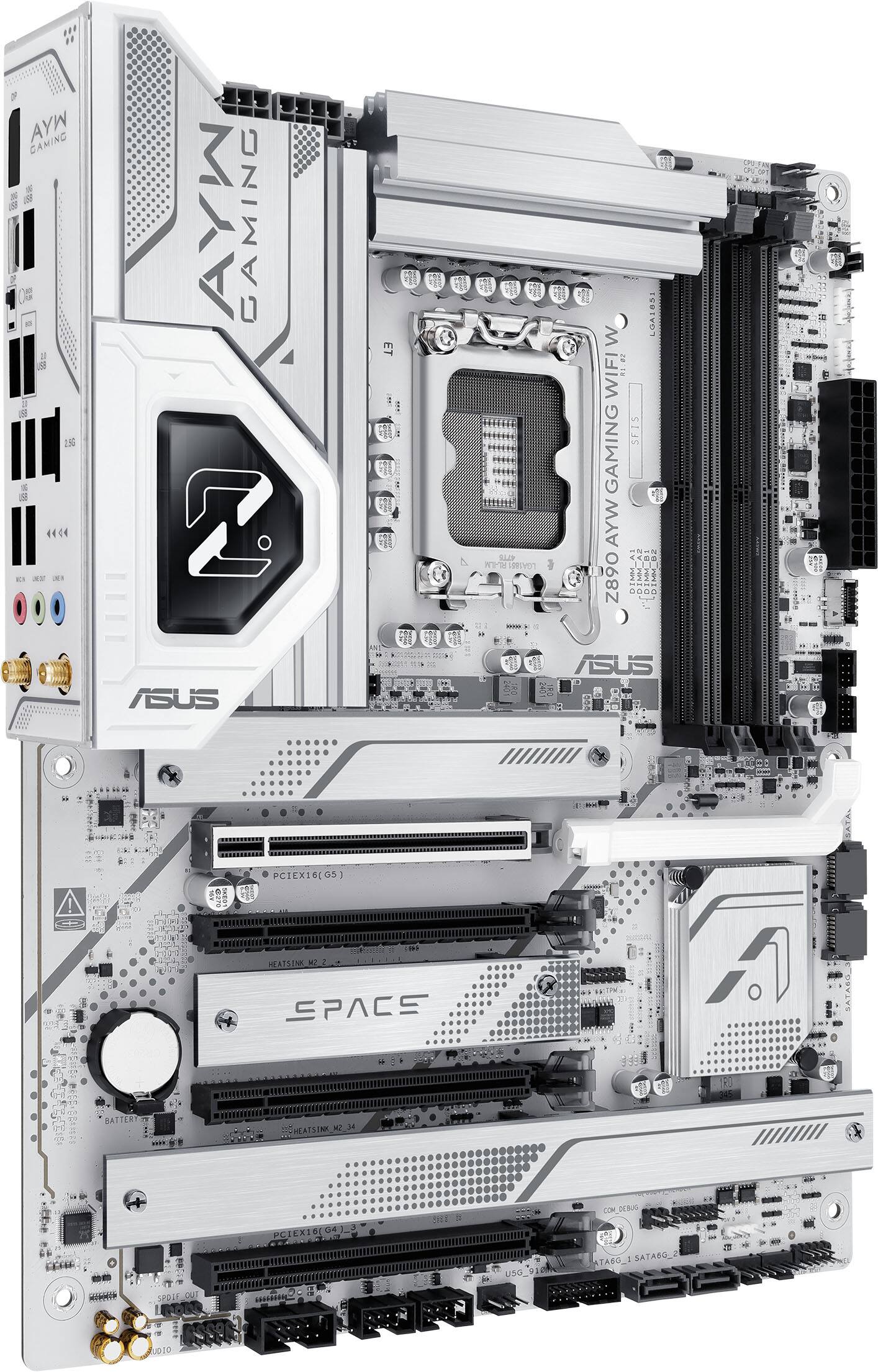 AYW GAMING 6   0a 158 15 a 444   S AYN GAMING T a ELP   -- " w WIFI 0:1 SFIS GAMING AYW Z890 IMM LOATBSS CPULTAN CPUSP  M 1 E  ASUS " - wI  1 ASUS SEOT PCIEX16(05) CATSINK M2\_2 EPACS SATASO 393 1R0 BATTERY COR ATSINK 2 3 POTEX6rOA G4) 9 USO 91 MC3 COM\_DERUG ATO\_ SATABO\_2 nothin\_to\_trcribe PDLE QUI SESSESOI 010