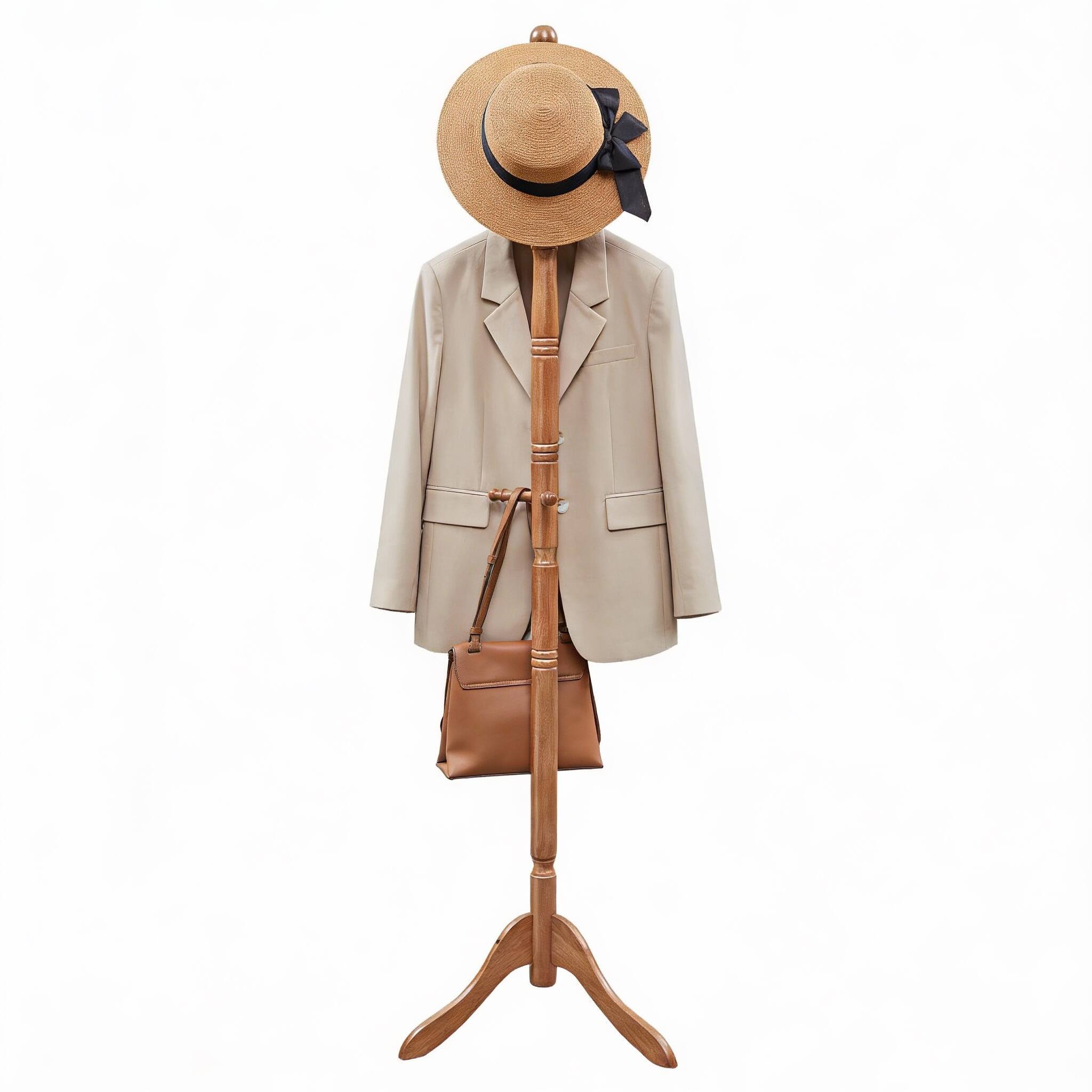 Caramel Brown 18.8"D x 18.8"W x 71.6"H