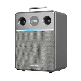 RadioShack - 110W Wireless Speaker with Echo and Bass Controls, Guitar and Mic Support, Bluetooth, LED Lights 4001986