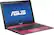 Angle Standard. Asus - 14" Laptop - 4GB Memory - 320GB Hard Drive - Matte Pink.