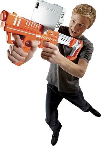 Front Standard. Appfinity - App Toyz AppBlaster - White/Orange.