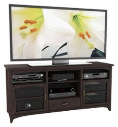 Sonax - TV Stand for TVs Up to 70" - Espresso - Front_Zoom