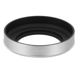 Unique Bargains - 46mm Lens Hood, Metal Curved Screw-in Vented Lens Hoods for Fujifilm for Pentax - Silver