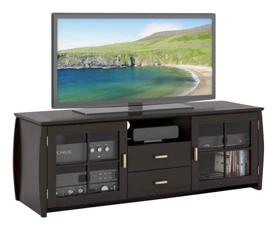 Front. Sonax - TV Stand for TVs Up to 68" - Black.