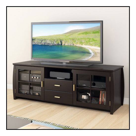 Best Buy Sonax TV Stand for TVs Up to 68" Black B601BWT
