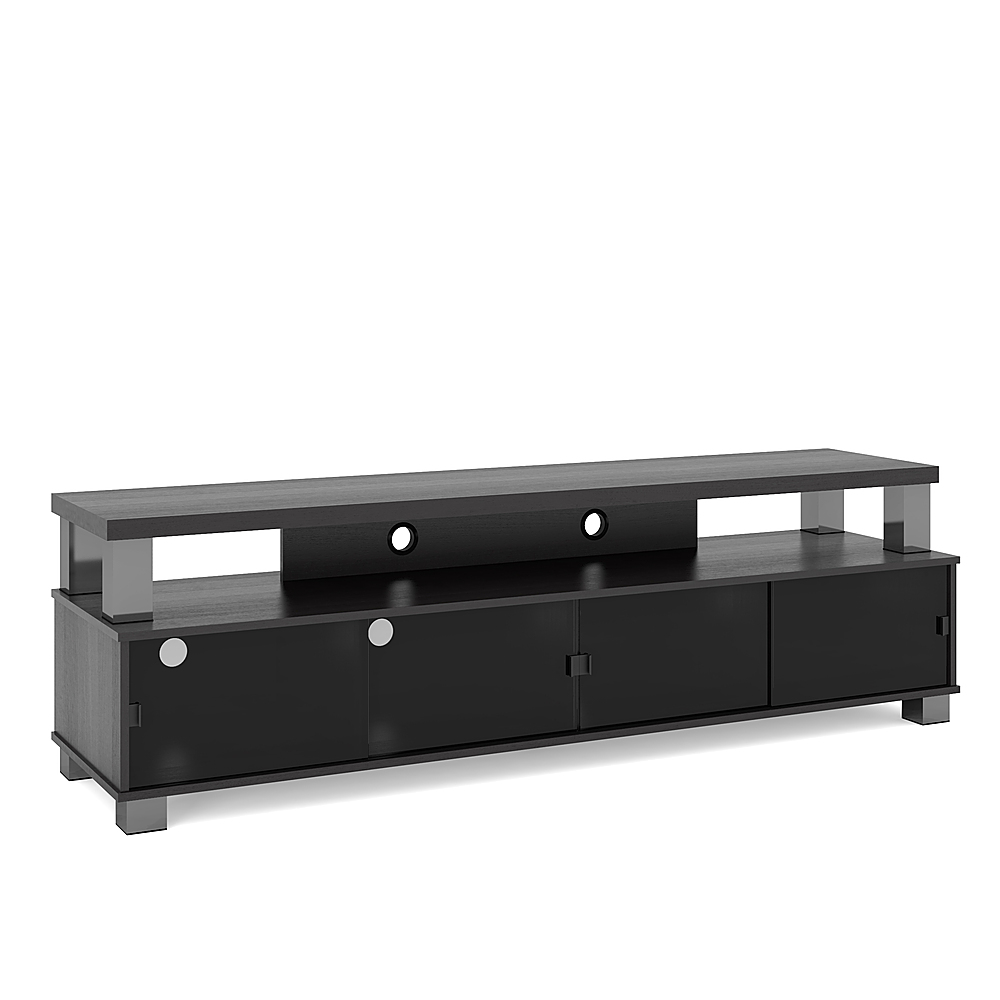 Alt View 12. CorLiving - Bromley Wooden TV Stand, for TVs up to 95" - Ravenwood Black.