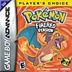 Front Detail. Pokémon FireRed (Player's Choice) - Game Boy Advance.
