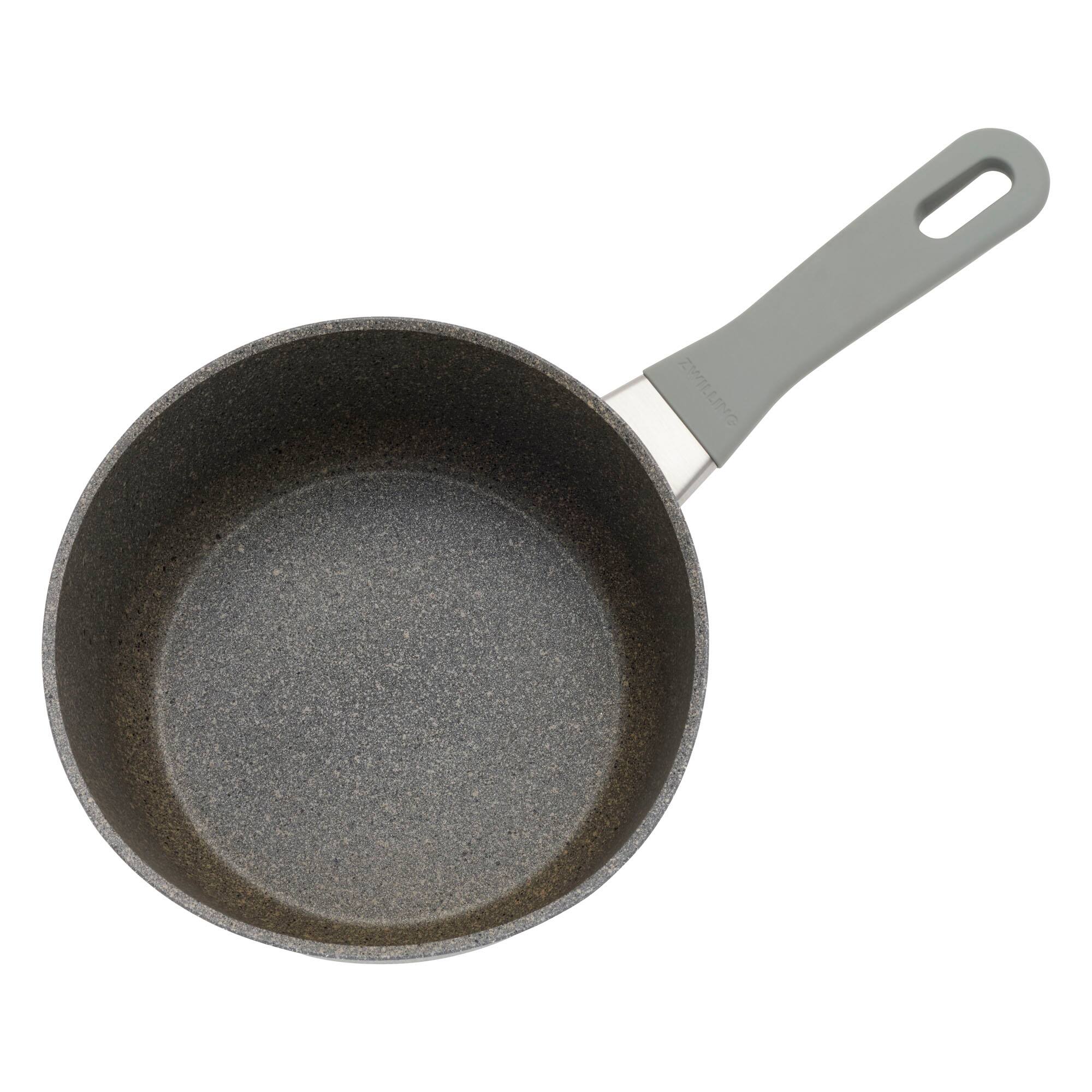 Alt View 1. ZWILLING - ZWILLING Parma Plus 2.9-qt Aluminum Nonstick Saucepan with Lid - Grey.