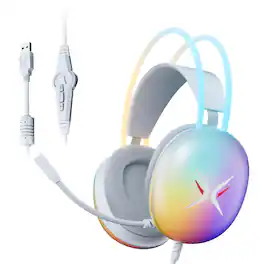 VEAT00L - Gaming Headset with Microphone, Compatible with PS4 PS5 Xbox One PC Laptop