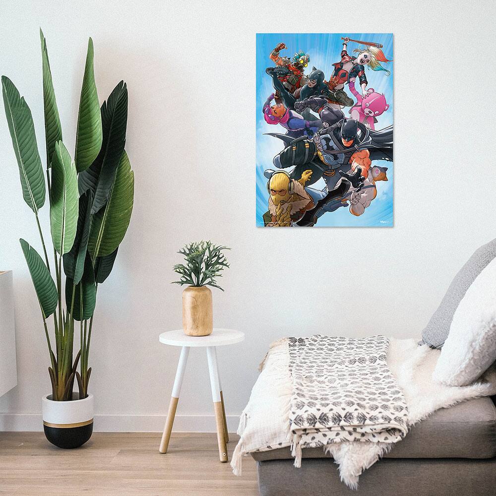 Back. Trend Setters - Batman x Fortnite: Zero Point (Freefall) MightyPrint™ Wall Art MP17241149 - Multicolor.