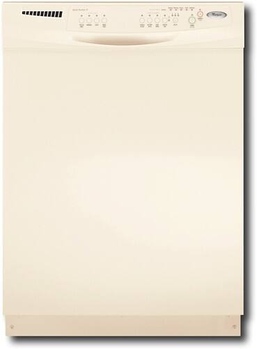 Front Standard. Whirlpool - 24" Tall Tub Built-in Dishwasher - Biscuit.