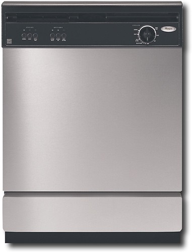 Best Buy: Whirlpool 24 Built-In Dishwasher Black-on-Stainless DU850SWPS