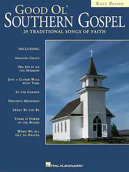 Hal Leonard - Good Ol' Southern Gospel – Easy Piano Folio Softcover, 29 Songs