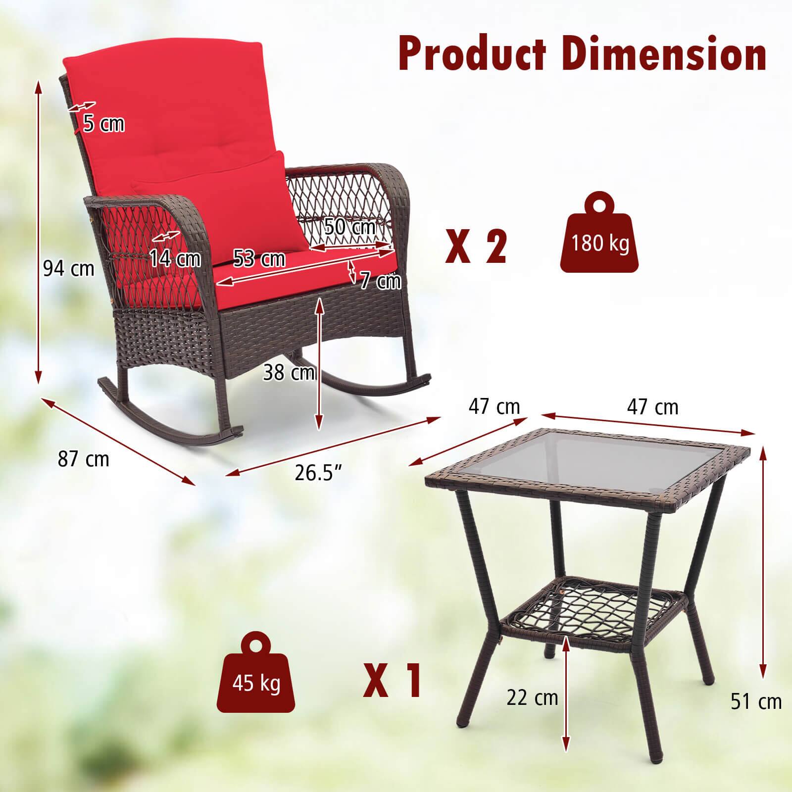 Product Dimension: 94 cm x 14 cm x 53 cm x 50 cm x 7 cm

X 2: 180 kg

1: 38 cm x 47 cm x 47 cm x 87 cm

2: 26.5" x 45 kg